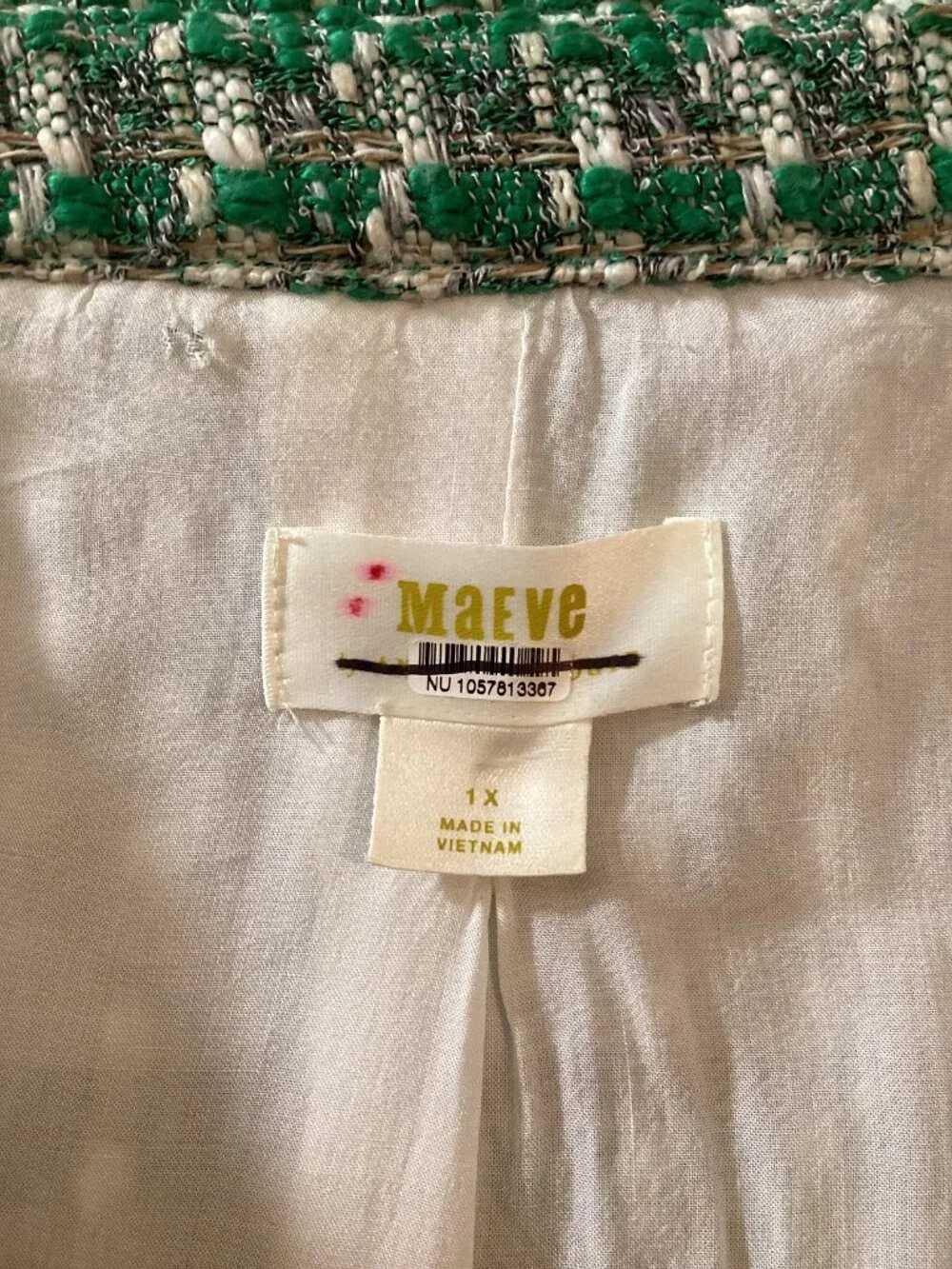 Maeve Tweed Shacket - 1X - Anthropologie